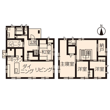 南側の3室をつなげて約23畳のLDKに変更。明るく開放的な住まいに変身させた　 事例を探す 第3张