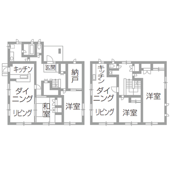 南側の3室をつなげて約23畳のLDKに変更。明るく開放的な住まいに変身させた　 事例を探す 第2张